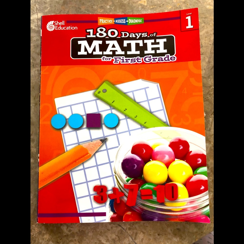 📚 180 Days of Math for 1st Grade - brand new